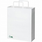 ＦＳＣ（Ｒ）認証　平紐手提げ袋　白　Ｓ　５０枚