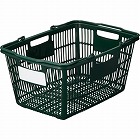 タイトルが書けるカラーバスケット深型　緑