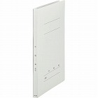 フラットＦ　年組氏名Ａ４タテ　グレー１０冊