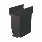 棚下で使えるペダルダストボックス２０Ｌダークグレー