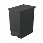 棚下で使えるペダルダストボックス４５Ｌダークグレー