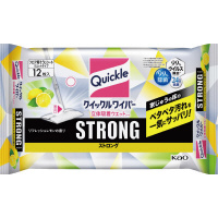 クイックルワイパー立体吸着Ｗストロングレモン１２枚