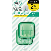 消臭力ＤＥＯＸ　トイレ用クリアグリーン付替２個