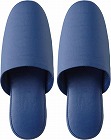抗菌多機能ビニールスリッパ　前とじ　ネイビー