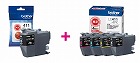純正インク　ＬＣ４１１　黒１色＋４色パック
