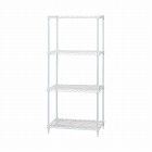 カラーメタルラック　幅５５０×高１２３０　ホワイト