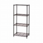 カラーメタルラック　幅５５０×高１２３０　ブラウン