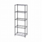 カラーメタルラック　幅５５０×高１６００　ブラック