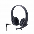 ヘッドセット　こども　マイクアーム　ブラック