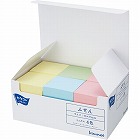 ふせん徳用パック　７５×７５　４色　６０冊