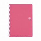 ソフトリングノート（ドット入り罫線）Ａ５　薄桃