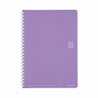 ソフトリングノート（ドット入り罫線）Ａ５　紫