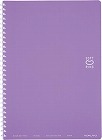 ソフトリングノート（ドット入り罫線）セミＢ５紫×５
