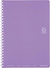 ソフトリングノート（ドット入り罫線）Ａ５　紫×５