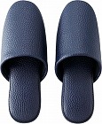 高機能ビニールスリッパ　ネイビー　１０足入業務用