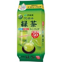 ワンポットエコティーバッグ緑茶　５０袋×２