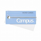 キャンパス　バンドでまとまる単語カード　青　８５枚
