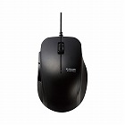 ＢｌｕｅＬＥＤマウス　有線　静音　ブラック