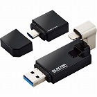 ＵＳＢメモリ　Ｌｉｇｈｔｎｉｎｇ接続　６４ＧＢ　黒