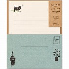 レターセット　えがお　ねこ柄　９１８０２‐５４２