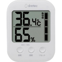 デジタル温湿度計　モスフィ　ホワイト
