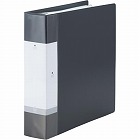 クリヤーブック交換式　Ａ４背幅６５ｍｍ黒　１２冊