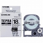ＰＲＯテ‐プ　マットライトグレ‐　黒文字　１８ｍｍ