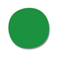 タックラベル（シール）　丸　緑　１８ｍｍ　３６０片