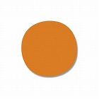 タックラベル（シール）　丸　オレンジ　１８ｍｍ　３