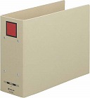 保存ファイルドッチ（両開き）Ａ４横背幅９４ｍｍ赤