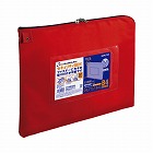 事務用連絡ケース　シャトルバッグ　Ｂ４赤