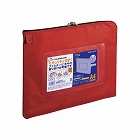 事務用連絡ケース　シャトルバッグ　Ａ４赤