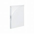 バインダー（スリム）ＰＰ表紙Ａ４縦３０穴透明