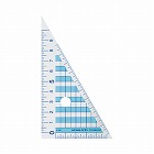 三角定規再生ＰＥＴ樹脂製１０ｃｍ目盛り