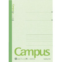 キャンパスノートカラー表紙６号Ａ罫３０枚　緑