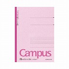 キャンパスノートカラー表紙６号Ｂ罫３０枚　桃