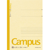 キャンパスノートカラー表紙６号Ｂ罫３０枚　黄