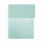 カラーベースハーフポケット　緑　１０枚入