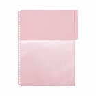 カラーベースハーフポケット　赤　１０枚入