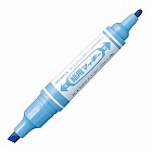 紙用マッキー　太字・細字　ライトブルー
