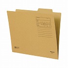 個別フォルダー（カラー）　Ａ４　茶　１枚
