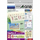 マルチカード　ＩＪＰ　アイボリー厚口　１０面１０枚