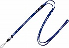 ネックストラップ医療用　１０ｍｍ幅　１６０ｃｍ　青