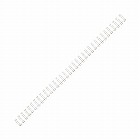 ダブルループリング　１３ｍｍ　白　１０本