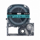 テプラ　ＰＲＯテープ　マグネット緑色１８ｍｍ黒文字
