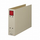 保存ファイル（片開き）Ａ４横背幅６５ｍｍ赤