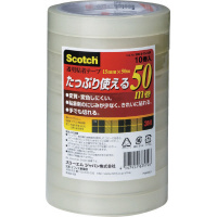 スコッチ　透明粘着テープ　１５ｍｍ幅×５０ｍ１０巻