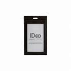 革製ネームカードケースＩＤｅｏ　タテ型　黒