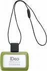 吊下げ名札ＩＤｅｏ　ＩＤカード用ヨコ型　グリーン