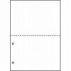 マルチプリンタ帳票　Ａ４　白紙２面２穴　１００枚